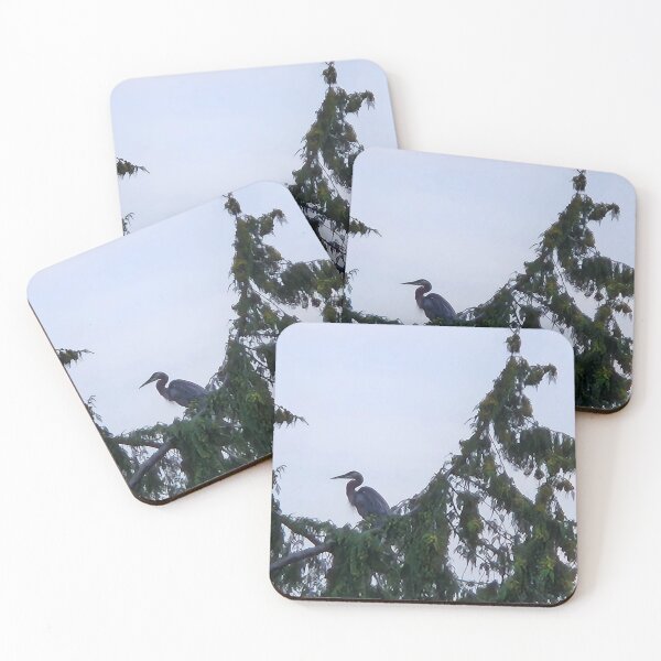 Item preview, Great Egret in Seattle , Wa at dawn designed and sold by Raineylanes.