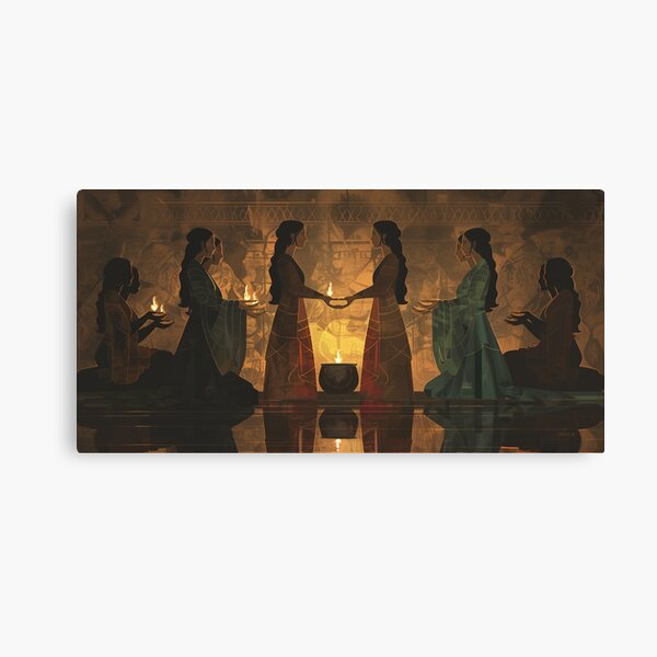 Vista previa del artículo con la obra «Diez Vírgenes», diseñado y vendido por Lester Yocum.