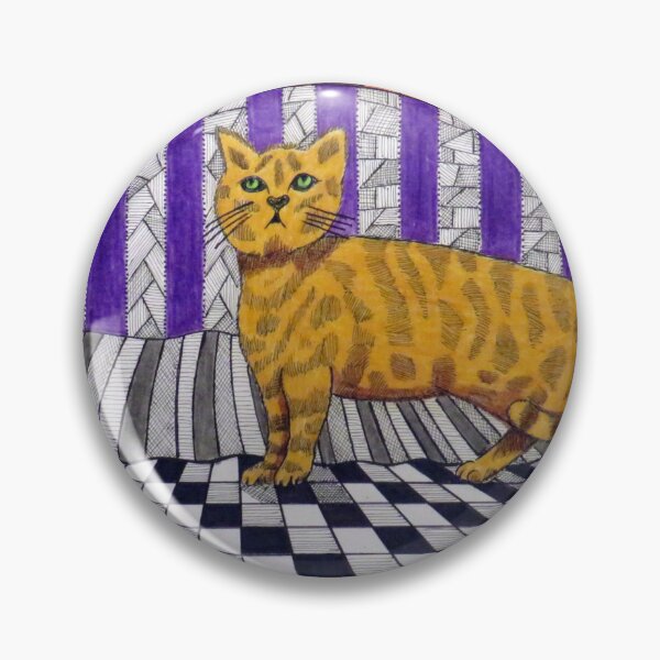 Item preview, 855 - TABBY - DAVE EDWARDS - MIXED MEDIA - 2024 designed and sold by BLYTHART.