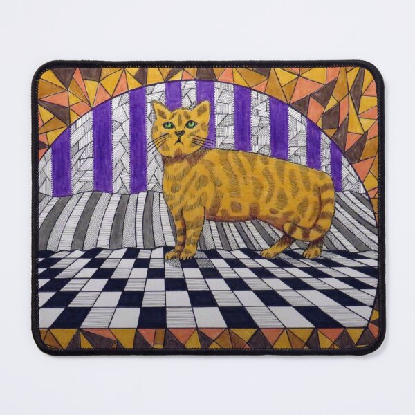 Item preview, 855 - TABBY - DAVE EDWARDS - MIXED MEDIA - 2024 designed and sold by BLYTHART.