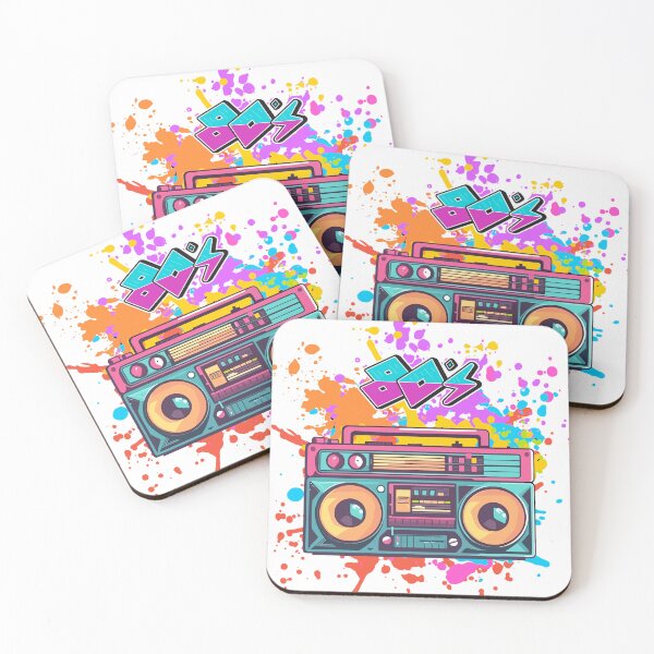 Item preview, 80s Boombox Splatter Paint designed and sold by Creastore.