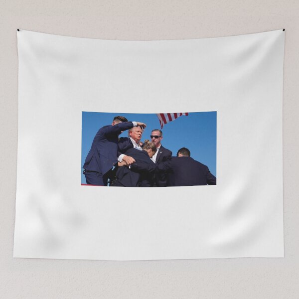 Item preview, Trump Survives Attack designed and sold by EpicWha1e.