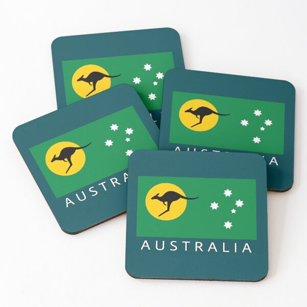 Item preview, Australia Kangaroo Sun Flag. 2024 with title Australia.  designed and sold by Kangaroo Sun.