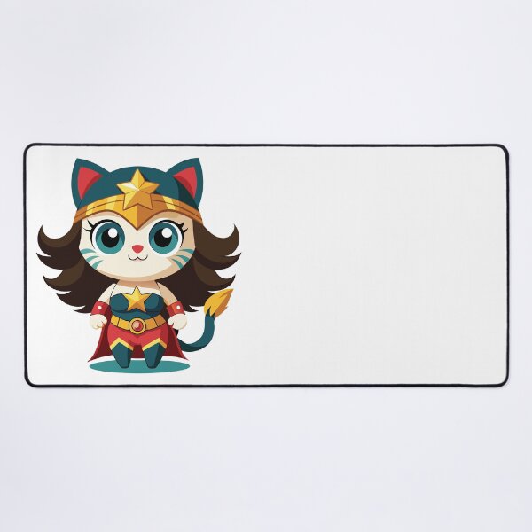 Item preview, Cat Wonder Woman designed and sold by Ambrosiopolis.