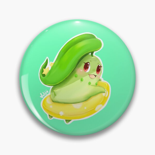 Item preview, Cute Tiny Dinosaur with Leaf Hair on a Pool Float designed and sold by VulpyArt.