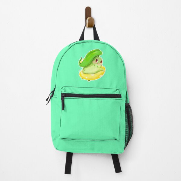 Item preview, Cute Tiny Dinosaur with Leaf Hair on a Pool Float designed and sold by VulpyArt.