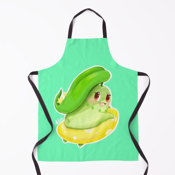 Item preview, Cute Tiny Dinosaur with Leaf Hair on a Pool Float designed and sold by VulpyArt.