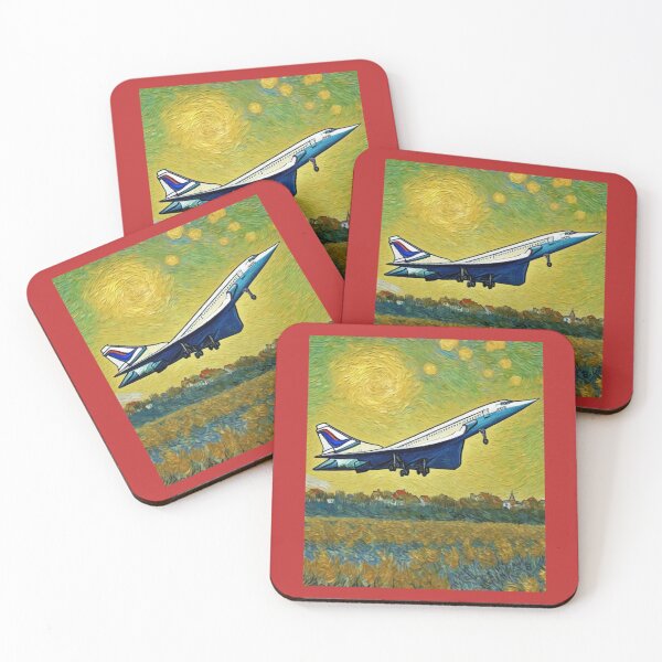 Item preview, "Concorde during Takeoff: Iconic Supersonic Aircraft in Action" designed and sold by Artisticanvas.