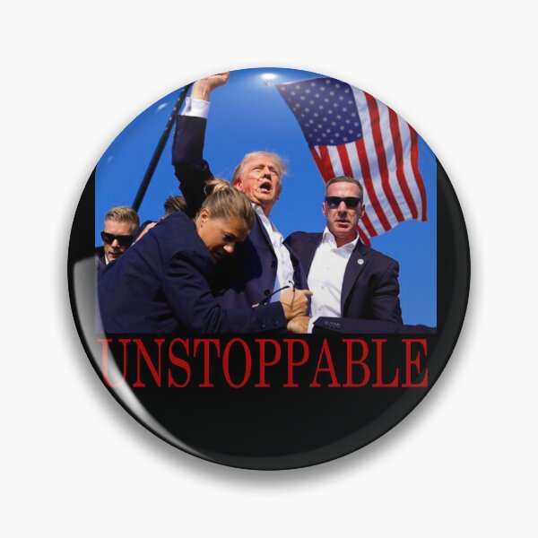 Item preview, Unstoppable Donald Trump Tee - 2024 Trump Shooting Attempt - Trump Rally Shirt  designed and sold by QualityPrints4U.