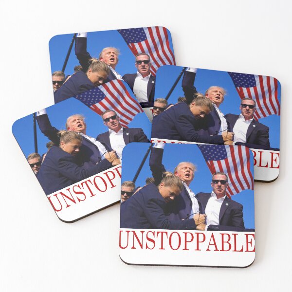 Item preview, Unstoppable Donald Trump Tee - 2024 Trump Shooting Attempt - Trump Rally Shirt  designed and sold by QualityPrints4U.