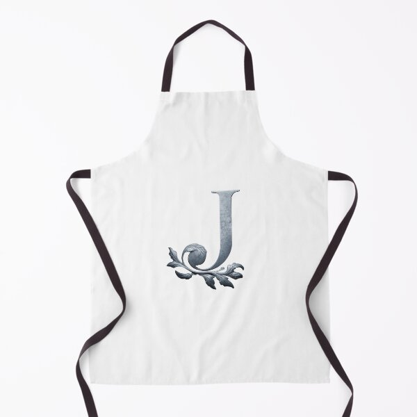 Item preview, Luxury Floral Monogram J: Elegant Grey and Silver Typography designed and sold by Fil4.