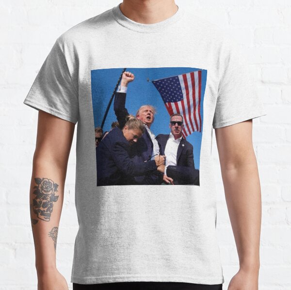 Item preview, TRUMP RAISING FIST FOR FREEDOM AFTER FAILED ASSASSINATION ATTEMPT designed and sold by katiehayes9.