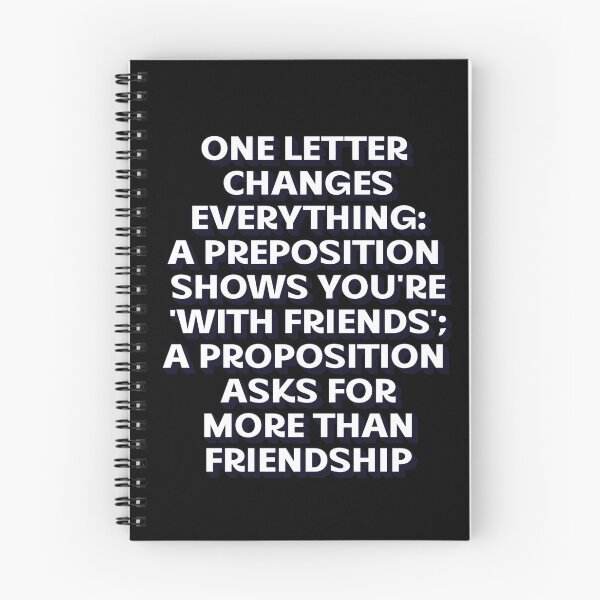 Item preview, One Letter Changes Everything: Preposition Versus Proposition designed and sold by signshirtz.