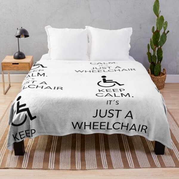 Item preview, keep calm it's just a wheelchair designed and sold by debbiebento.