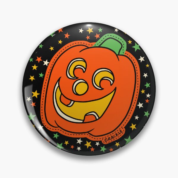 Item preview, Calabaza cosida de Halloween vintage designed and sold by JanGrackle.