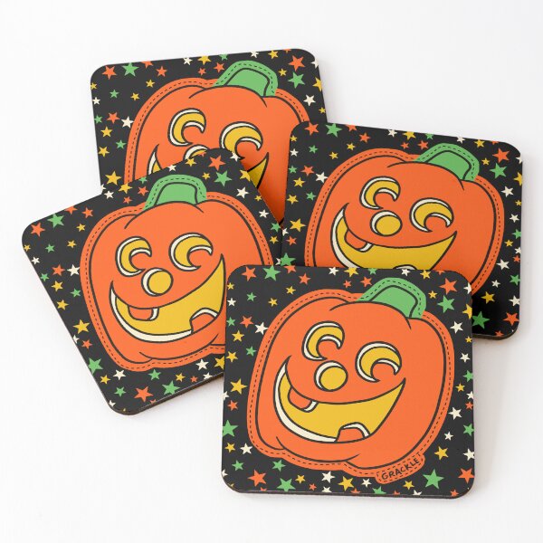 Item preview, Vintage Halloween Stitched Pumpkin designed and sold by JanGrackle.