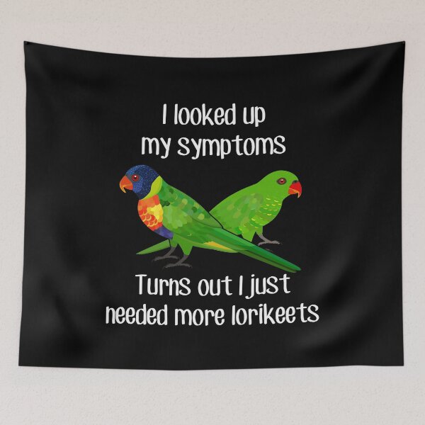 Item preview, Need Rainbow Lorikeet Scaly Breasted Lory designed and sold by Clara Hollins.