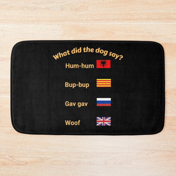 Item preview, What Did the Dog Say? Onomatopoeia of Barking Sounds in Different Languages designed and sold by Artmugic.