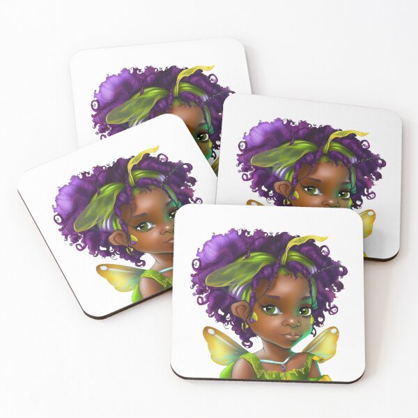 Item preview, Green and Purple Chibi Fairy designed and sold by Sillytoe.