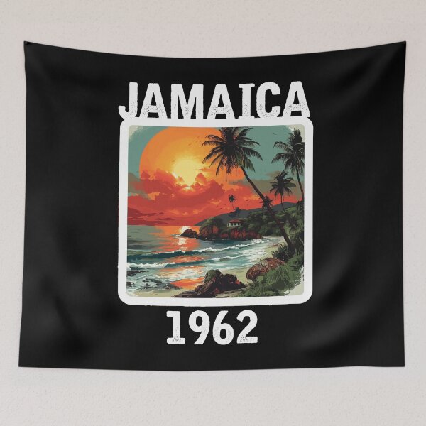 Item preview, Jamaica 1962 (with White Lettering) designed and sold by VelvetRoom.
