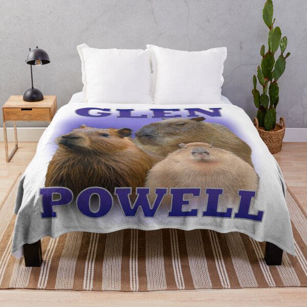 Item preview, Capybara Glen Powell Vintage Style designed and sold by Jess Designs.
