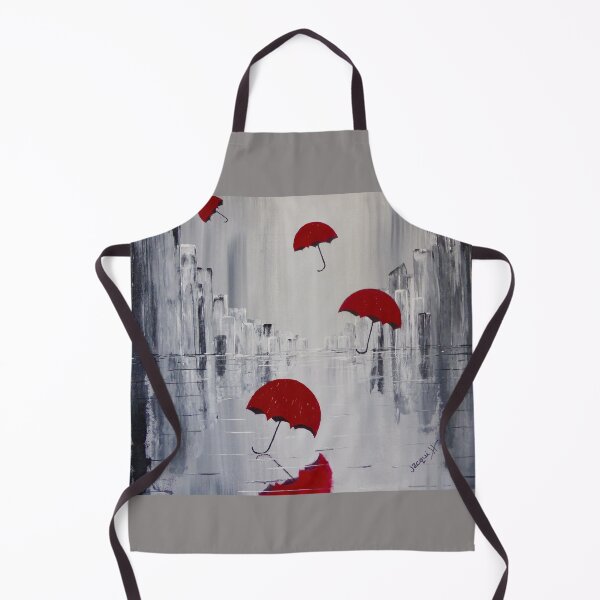 Item preview, Fly Away Red Umbrellas designed and sold by jacquihmyart.