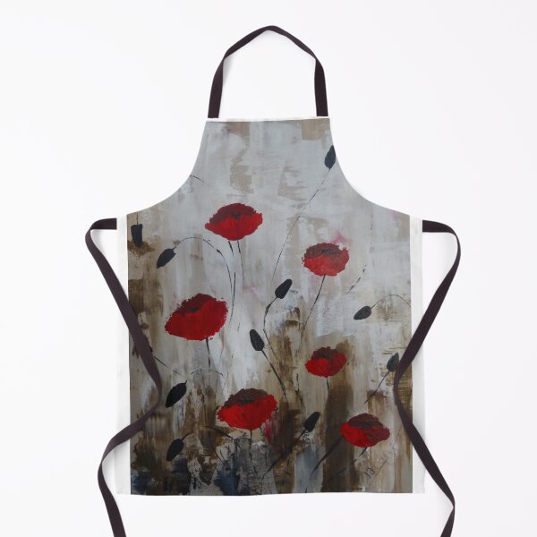 Item preview, Poppies against brown tones designed and sold by jacquihmyart.
