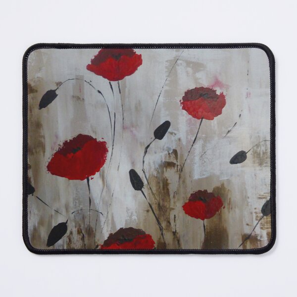Item preview, Poppies against brown tones designed and sold by jacquihmyart.