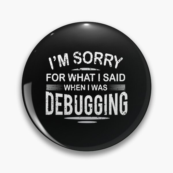 Item preview, Funny Programming Design Debugger Debugging Distressed design designed and sold by farhanhafeez.