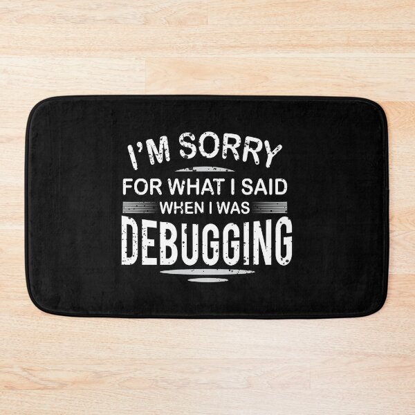 Item preview, Funny Programming Design Debugger Debugging Distressed design designed and sold by farhanhafeez.