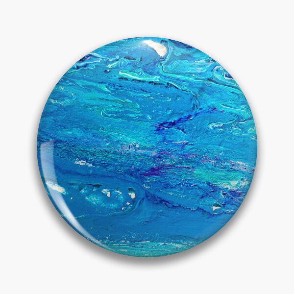 Item preview, Acrylic Pour Oceanic Whispers designed and sold by Highlandkings.