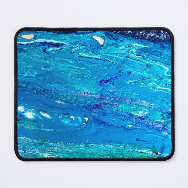 Item preview, Acrylic Pour Oceanic Whispers designed and sold by Highlandkings.