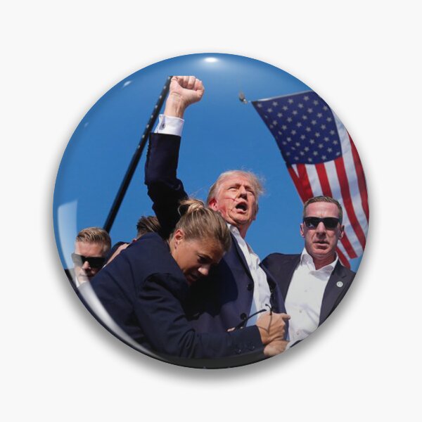 Item preview, Donald Trump Pennsylvania Rally Shooting 2024 designed and sold by rachimariposa.