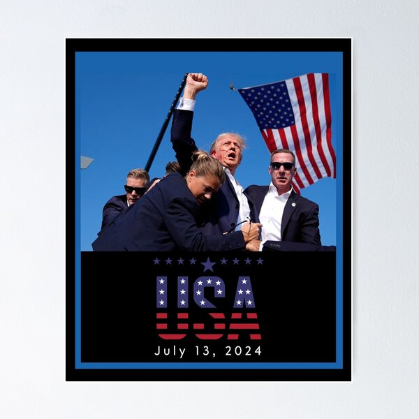 Item preview, Tiroteo en mitin de Donald Trump en Pensilvania 2024 designed and sold by rachimariposa.