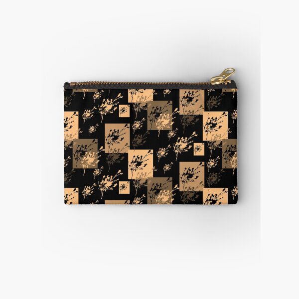 Item preview, Privet Sprig Gold and Black Half-Drop designed and sold by Art in My Loft.