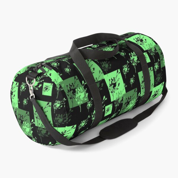 Item preview, Privet Sprig Green and Black Half-Drop designed and sold by Art in My Loft.
