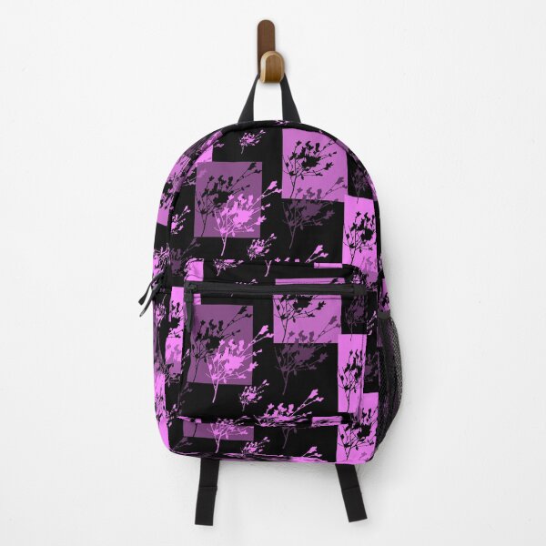 Item preview, Privet Sprig Magenta and Black Half-Drop designed and sold by Art in My Loft.