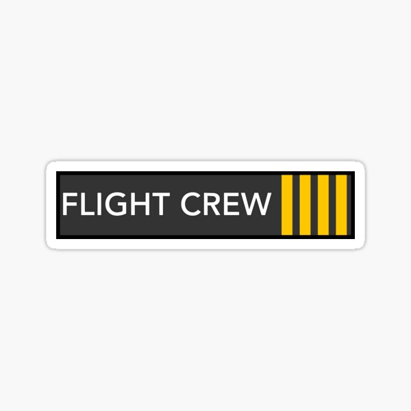 Item preview, Flight Crew designed and sold by choo.stickers.