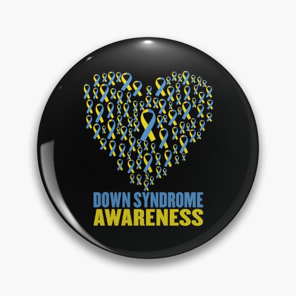 Item preview, Down syndrome awareness design with ribbon heart designed and sold by farhanhafeez.
