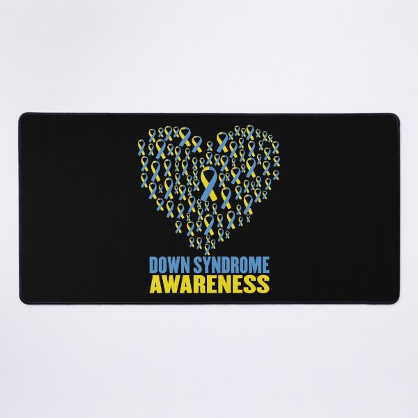 Item preview, Down syndrome awareness design with ribbon heart designed and sold by farhanhafeez.