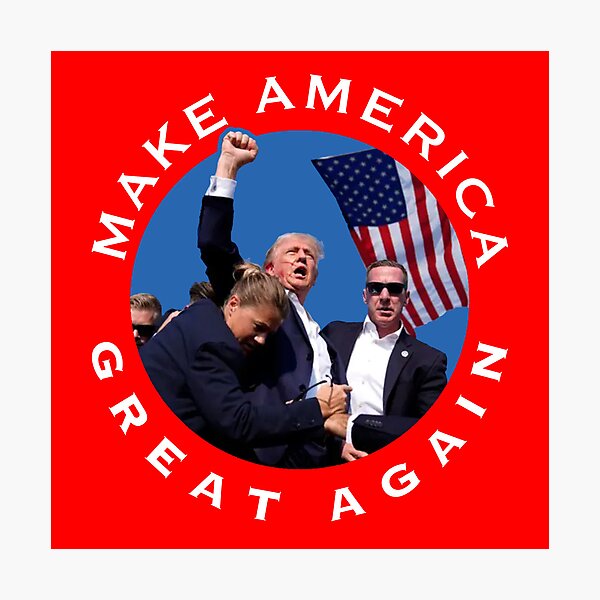 Item preview, Trump Make America Great Again Assassination attempt  designed and sold by unionpride.