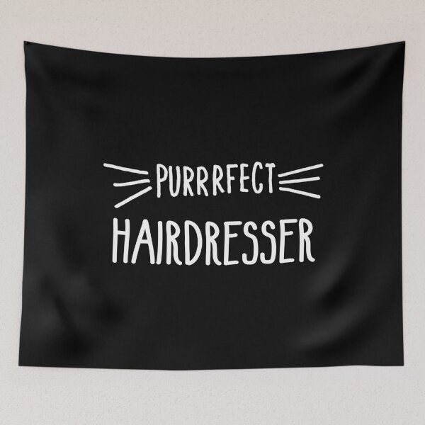 Item preview, Hairdresser Gift Cute Perfect Hairdresser Cat Lover design designed and sold by farhanhafeez.