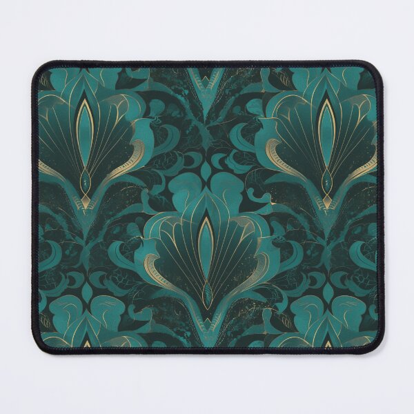 Item preview, Green Floral Motifs | Seamless designed and sold by Unrooted.