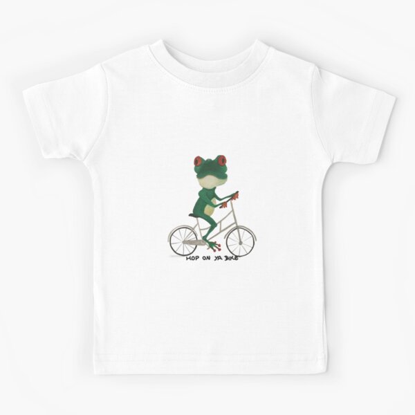 Cycling Frog, Kids Baby Bodysuit