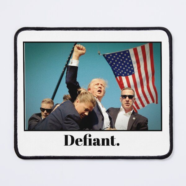 Item preview, Donald Trump Defiant 1960s Style designed and sold by RightMemeMerch.