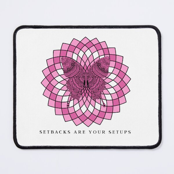 Item preview, Setbacks are Your Setups Women Inspirational Quotes designed and sold by GirlStylesLife.