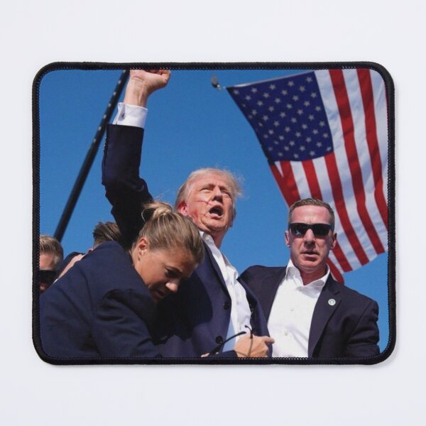 Item preview, Trump Fist Raised Up / July 13th / Iconography designed and sold by TheAmericanWay.