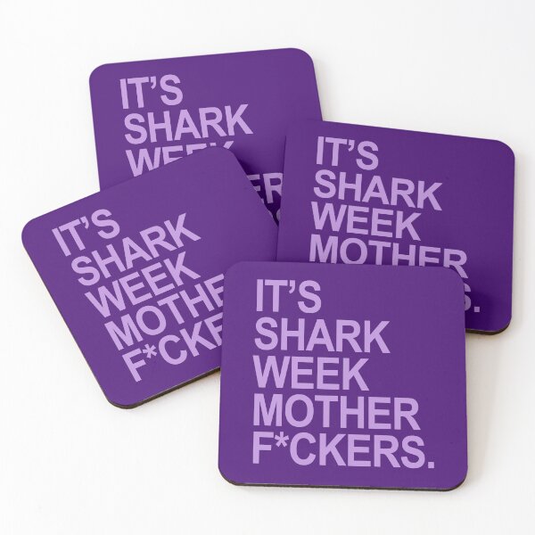 Item preview, It's shark week mother f*ckers (censored) lavender for 2024 designed and sold by Thelittlelord.