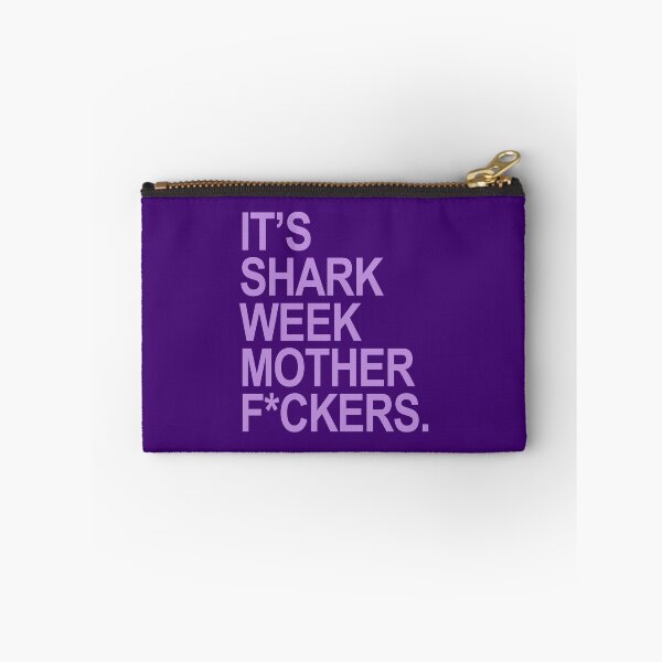 Item preview, It's shark week mother f*ckers (censored) lavender for 2024 designed and sold by Thelittlelord.