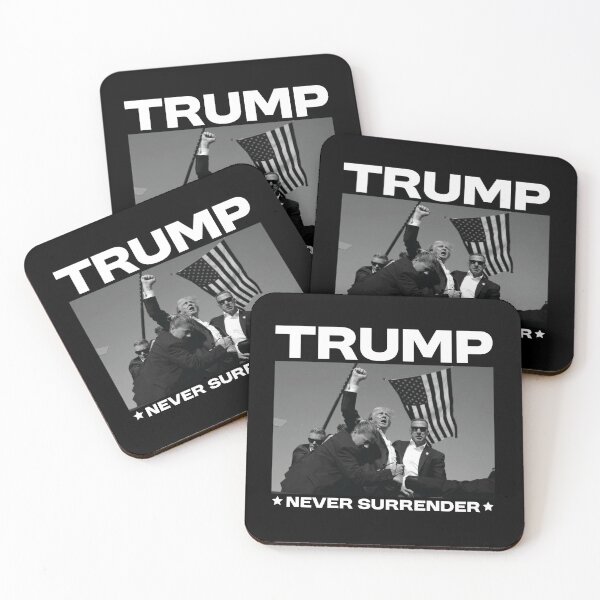 Item preview, Trump Never Surrender designed and sold by kjanedesigns.